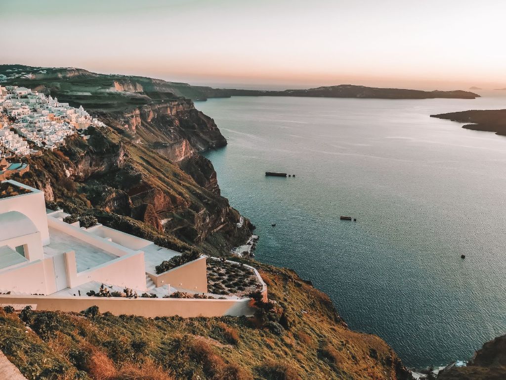 Santorini Winter Sunset