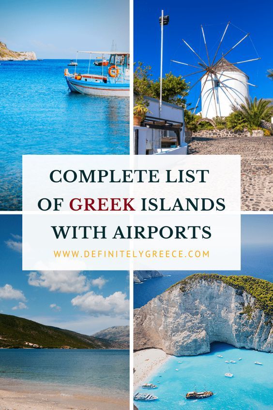 A Complete List Of The Greek Islands That Have Airports